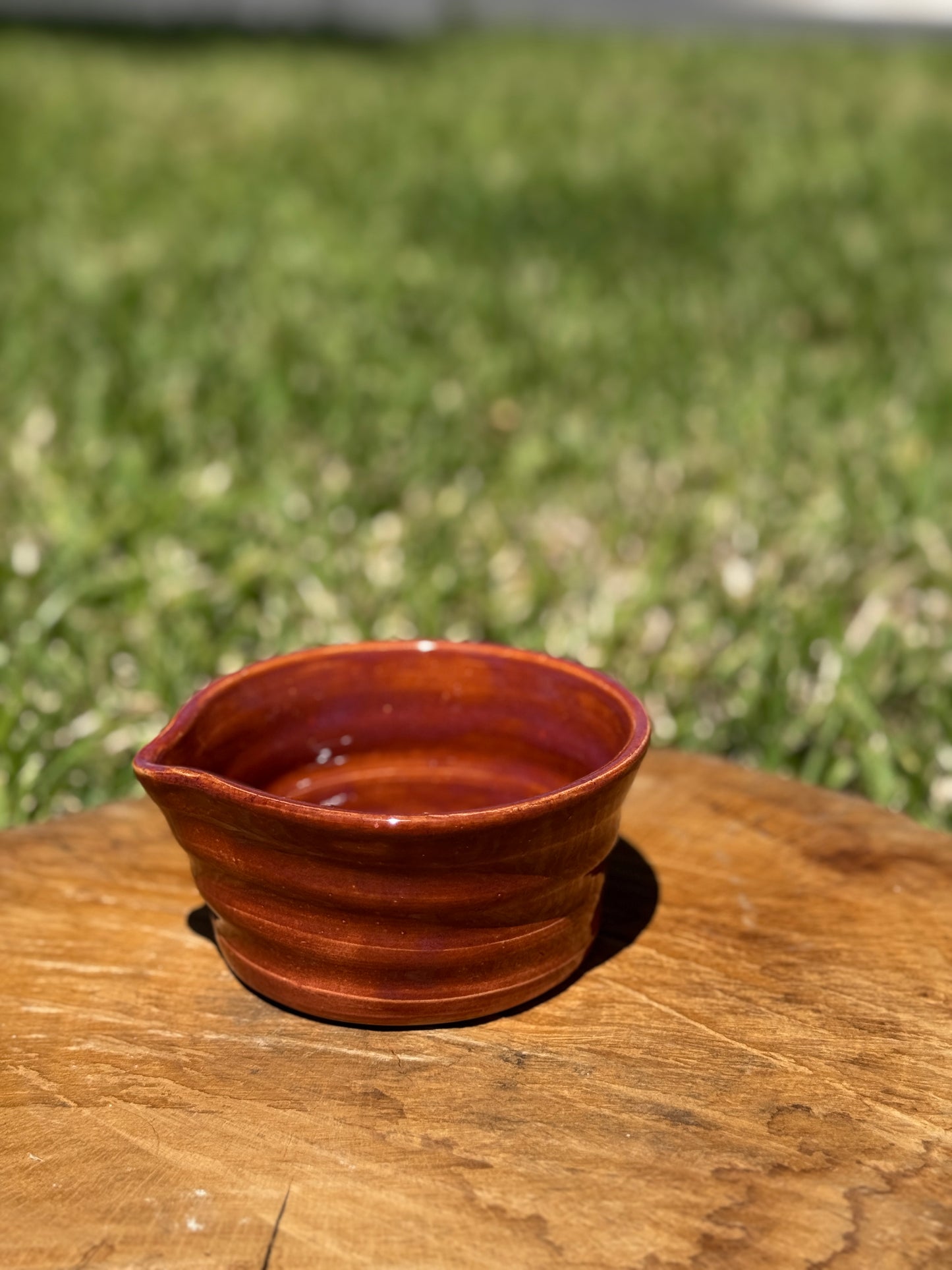 Orange/Pink Matcha Bowl