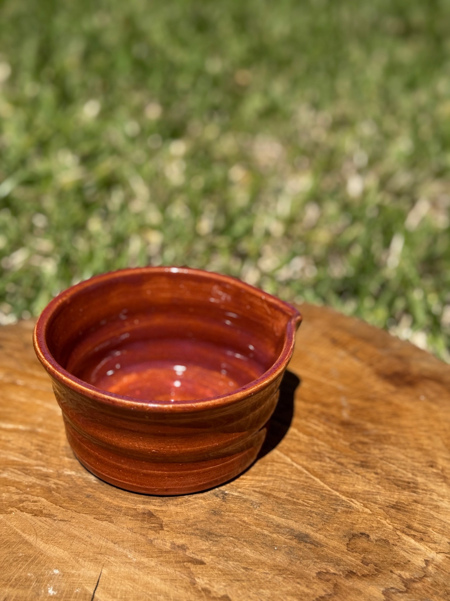 Orange/Pink Matcha Bowl