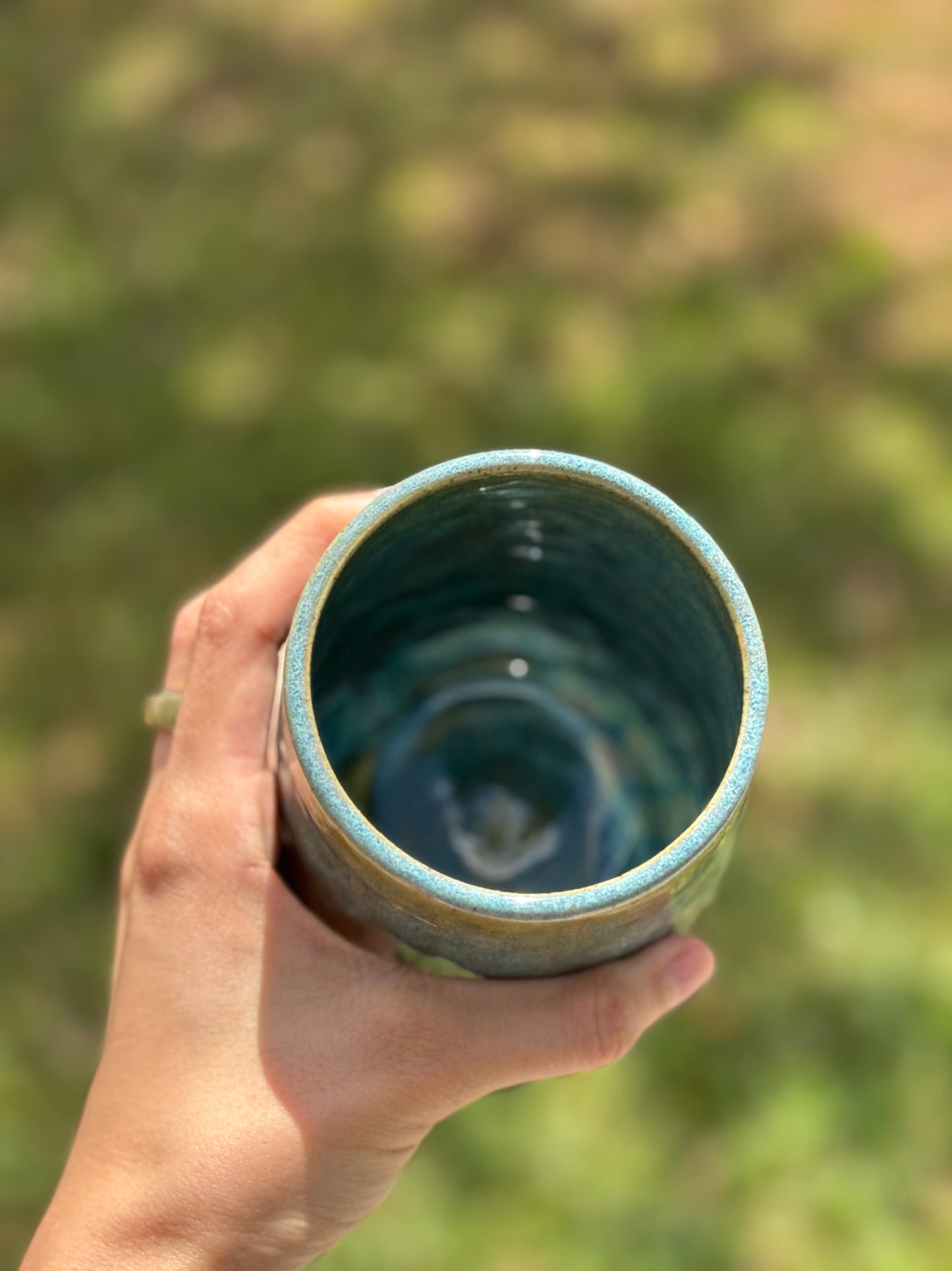 Green tones cup