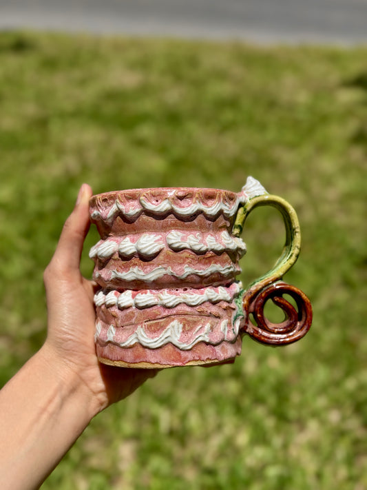 Dessert collection- Strawberry Cake Mug
