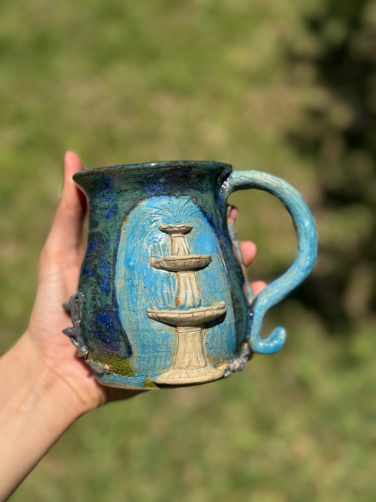 Fountain Fairy Garden Mug
