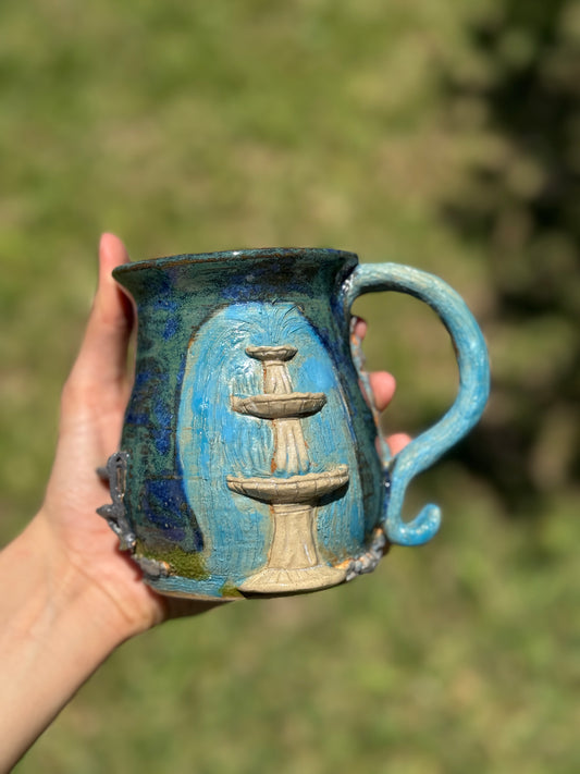 Fountain Fairy Garden Mug