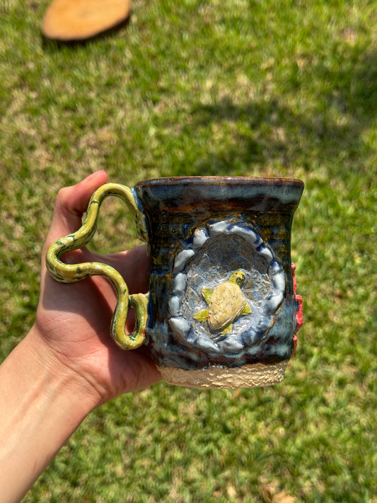 Animal Theme Mug- Sea Turtle