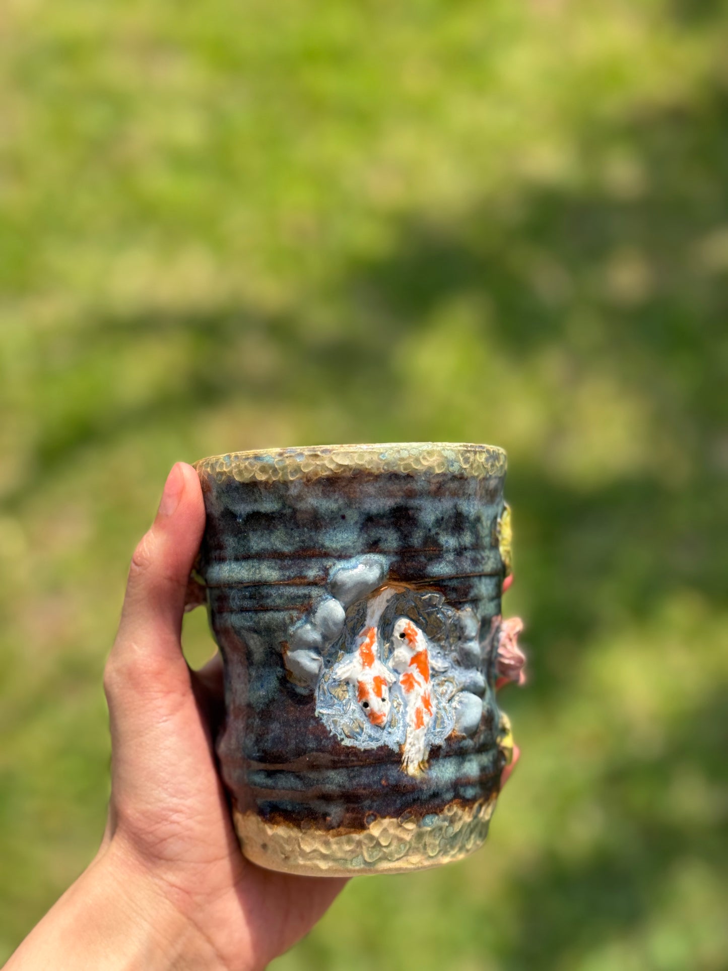 Animal Theme Travel Mug- Koi Fish