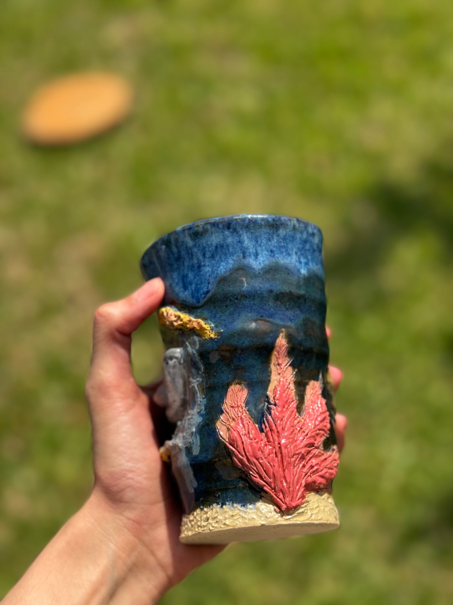 Animal Theme Sculpted Travel Straw Mug- Shark