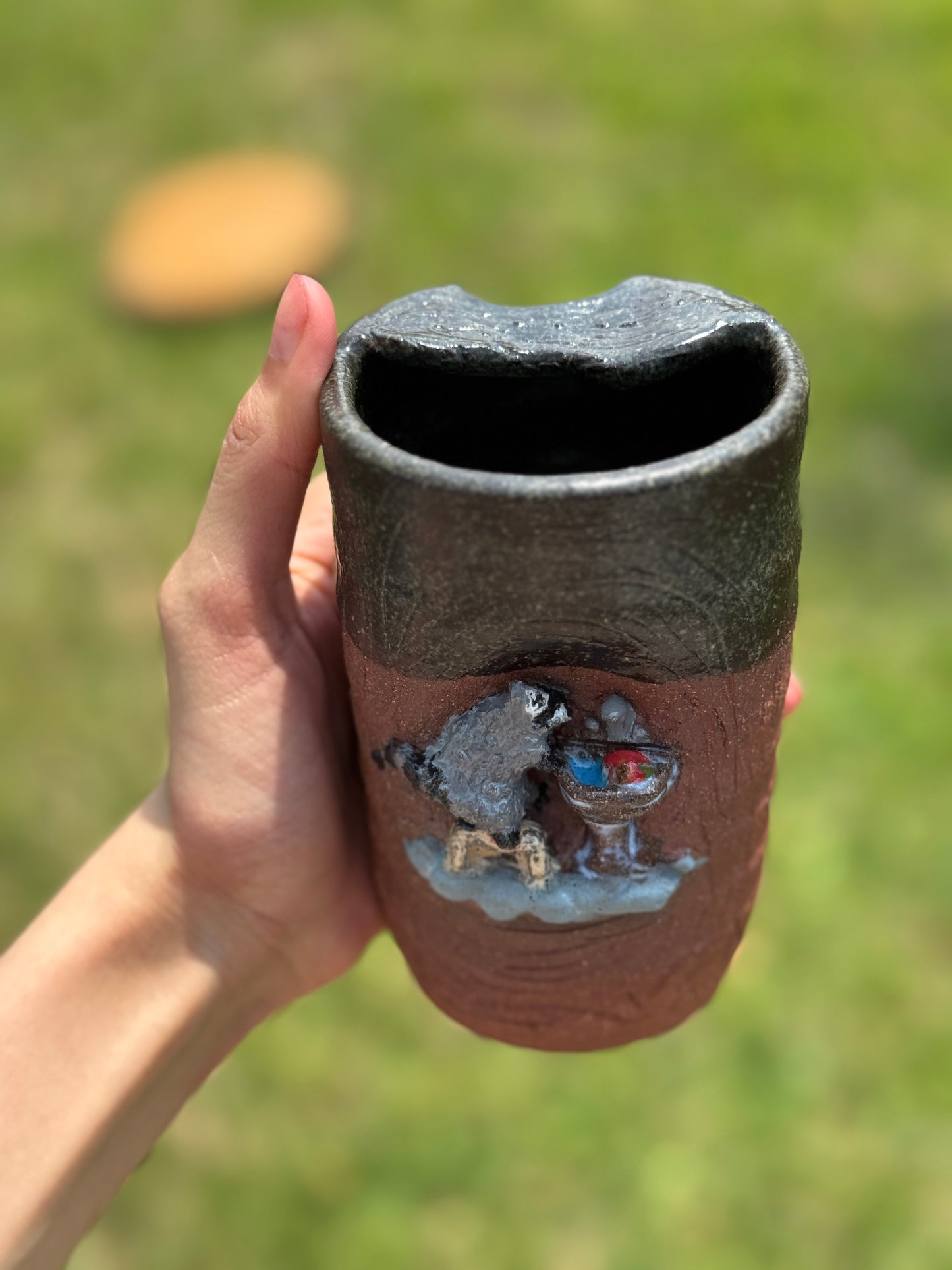 Animal Theme Travel Mug- Raccoon