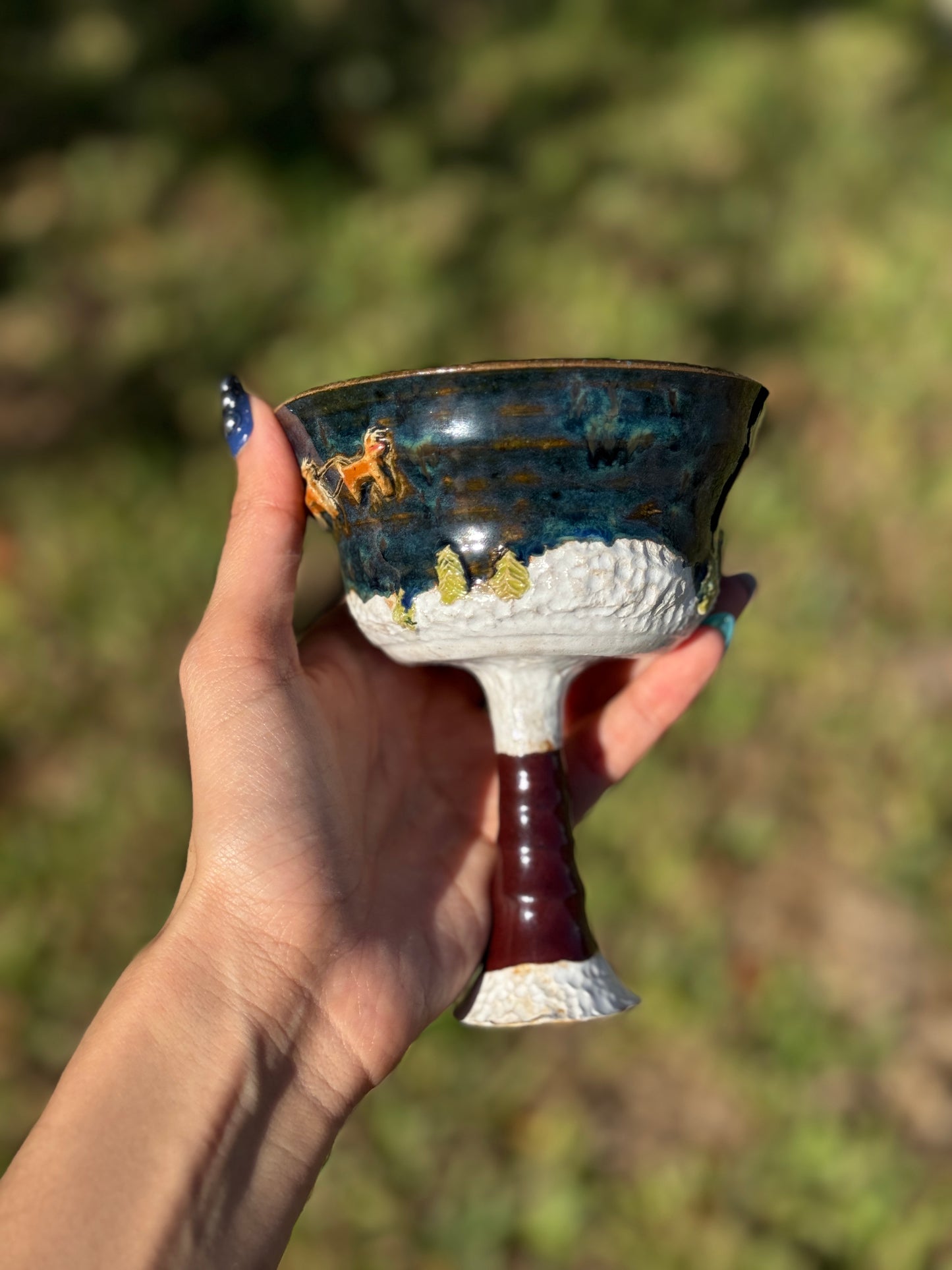 Wine around the snow