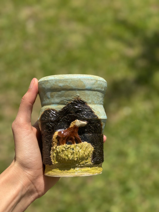 Animal Theme- Horse Travel Mug