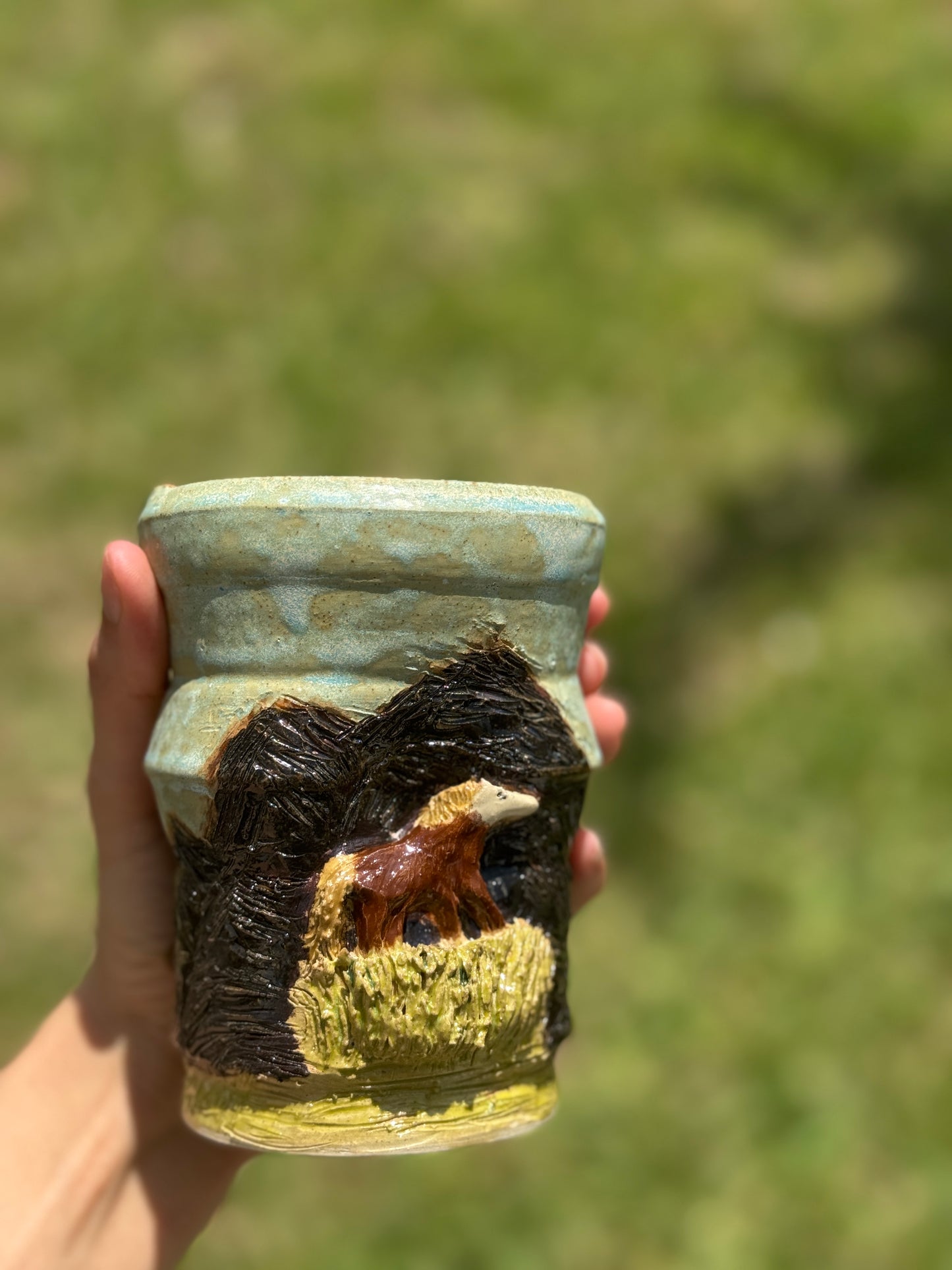 Animal Theme- Horse Travel Mug