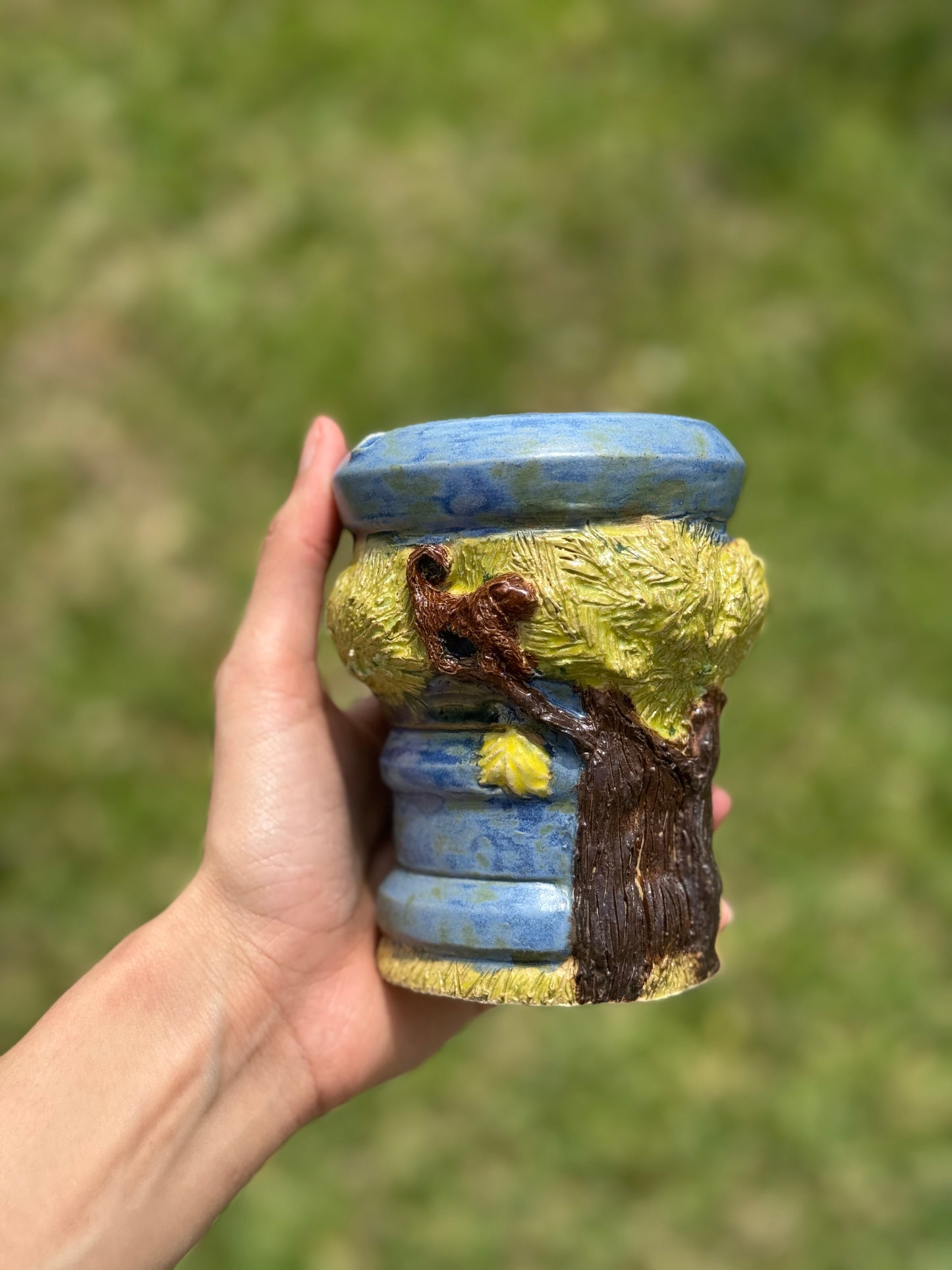 Animal Theme- Monkey Straw Travel Mug