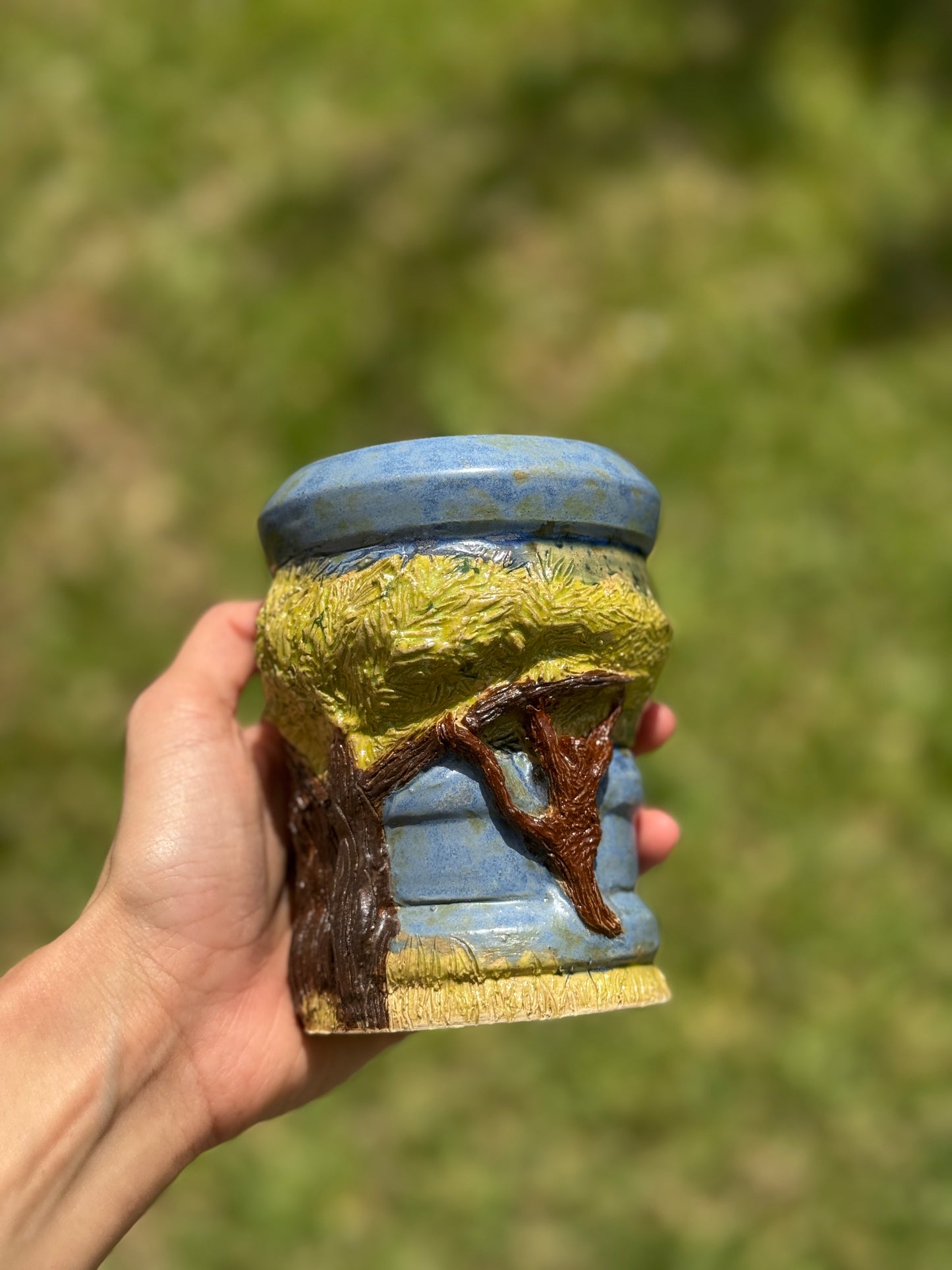 Animal Theme- Monkey Straw Travel Mug