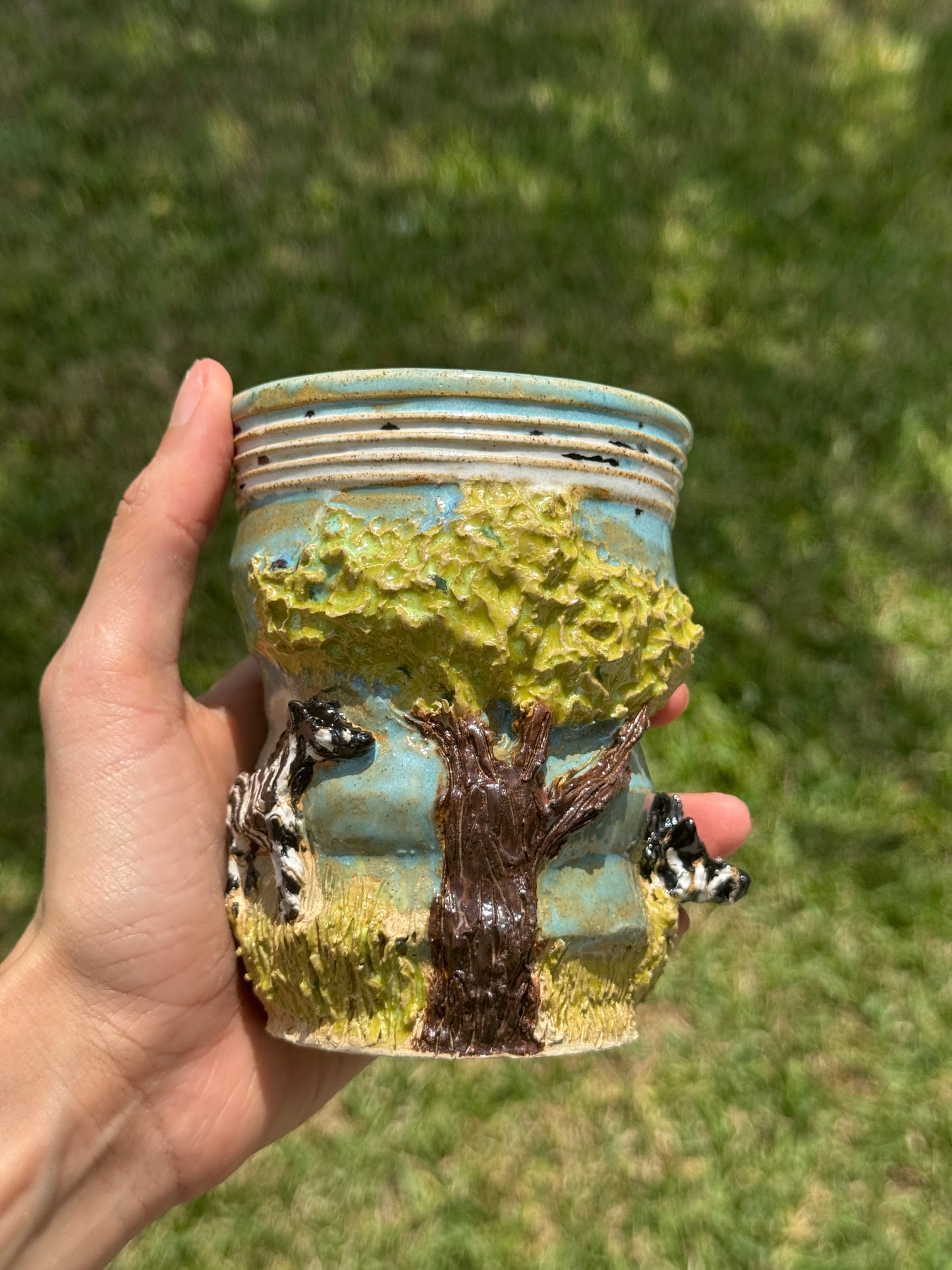 Animal Theme- Zebra Cup
