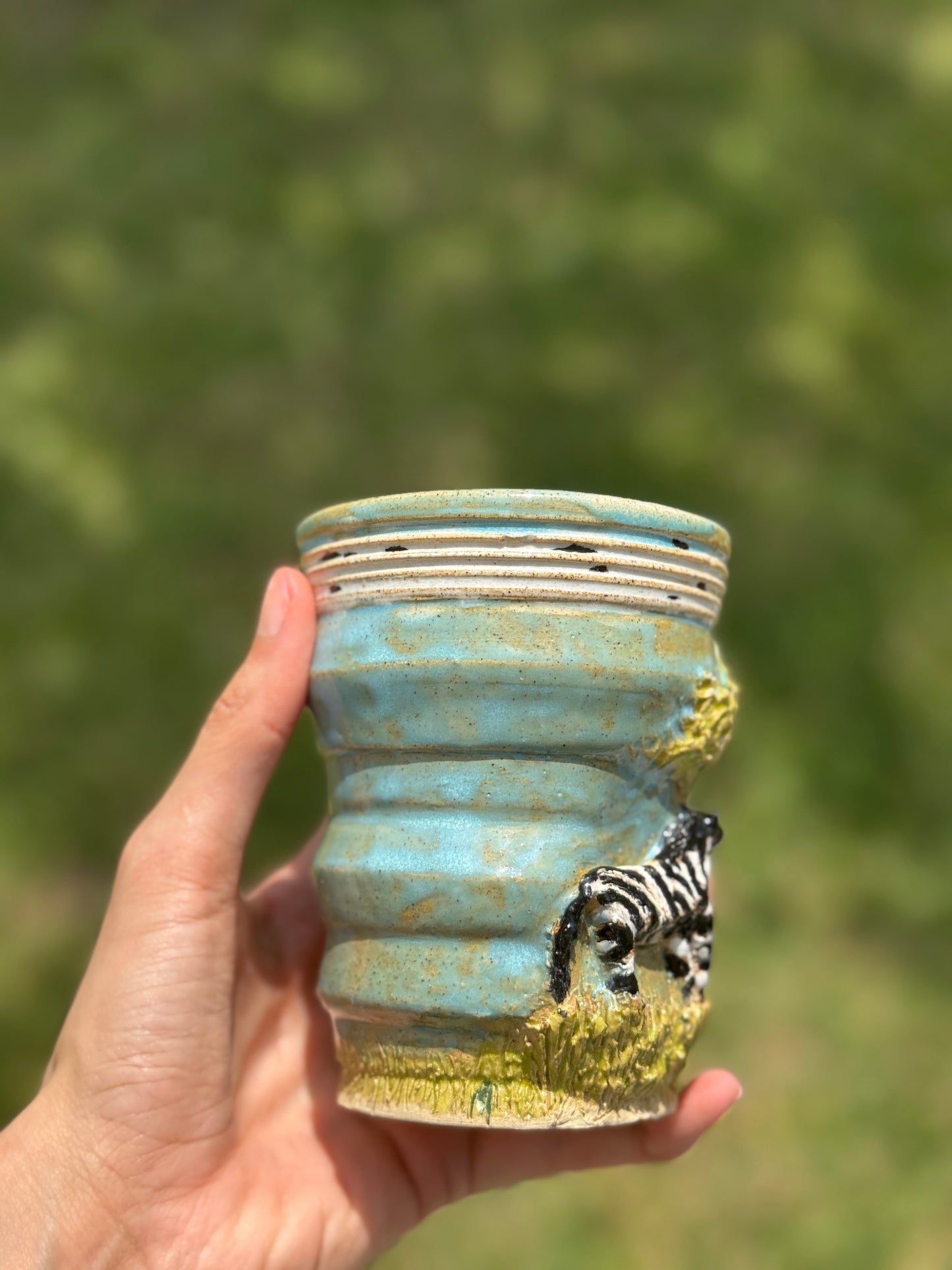 Animal Theme- Zebra Cup