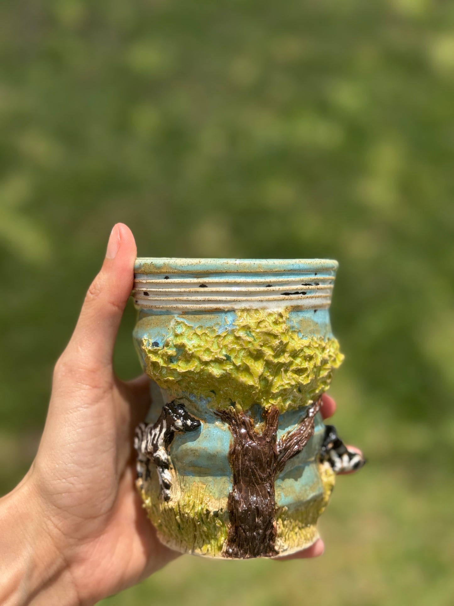 Animal Theme- Zebra Cup