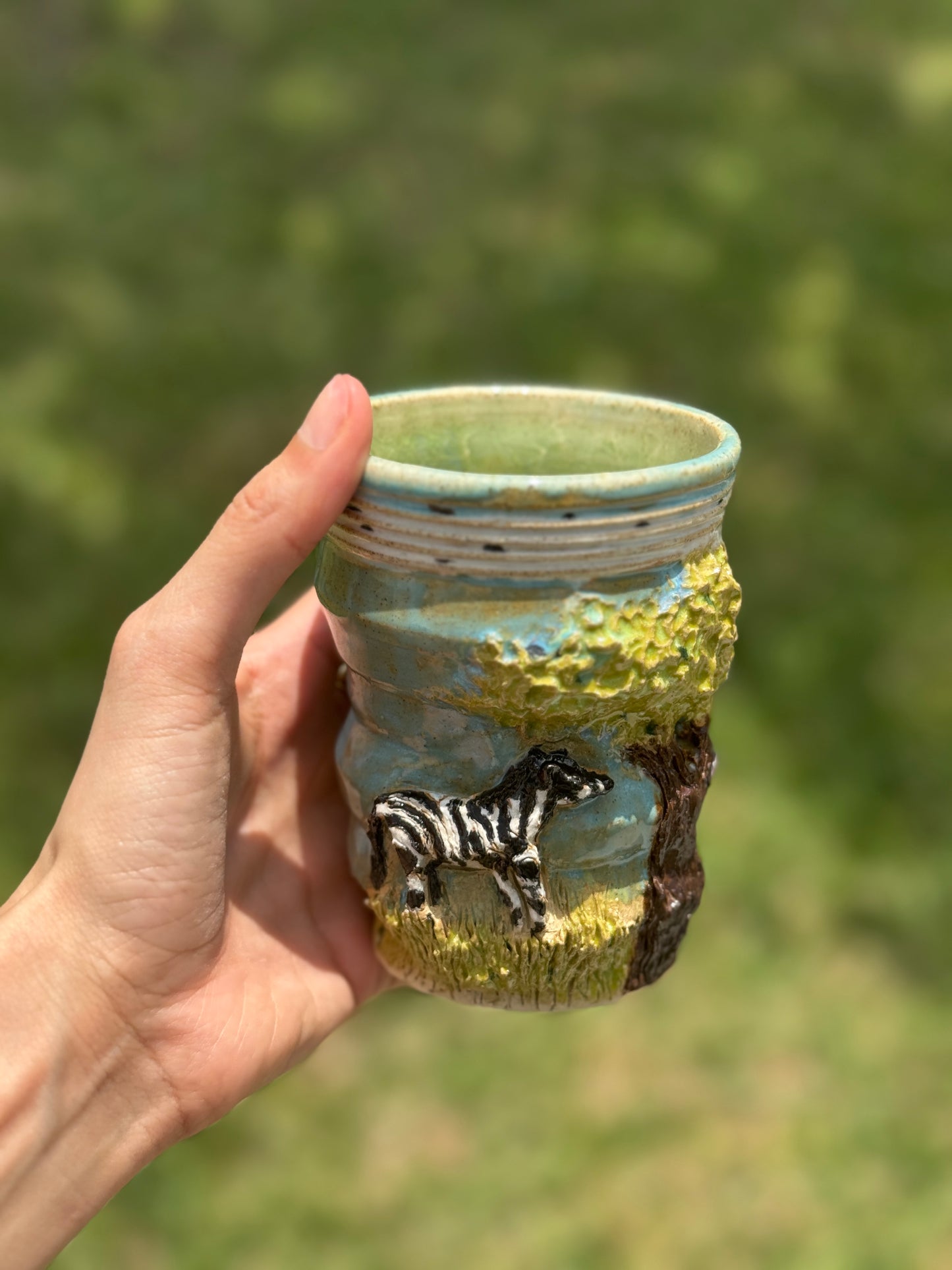 Animal Theme- Zebra Cup